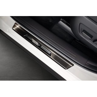 Seuil de Porte NISSAN X-TRAIL 2021 AUJOURD'HUI INOX NOIR 4 PIECES