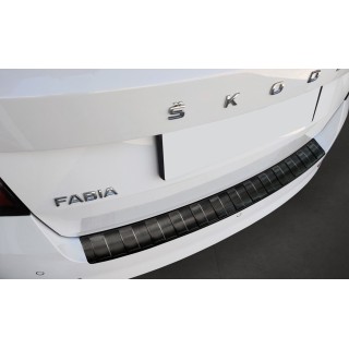 SEUIL DE COFFRE SKODA FABIA BREAK 2018 AUJOURD'HUI INOX NOIR