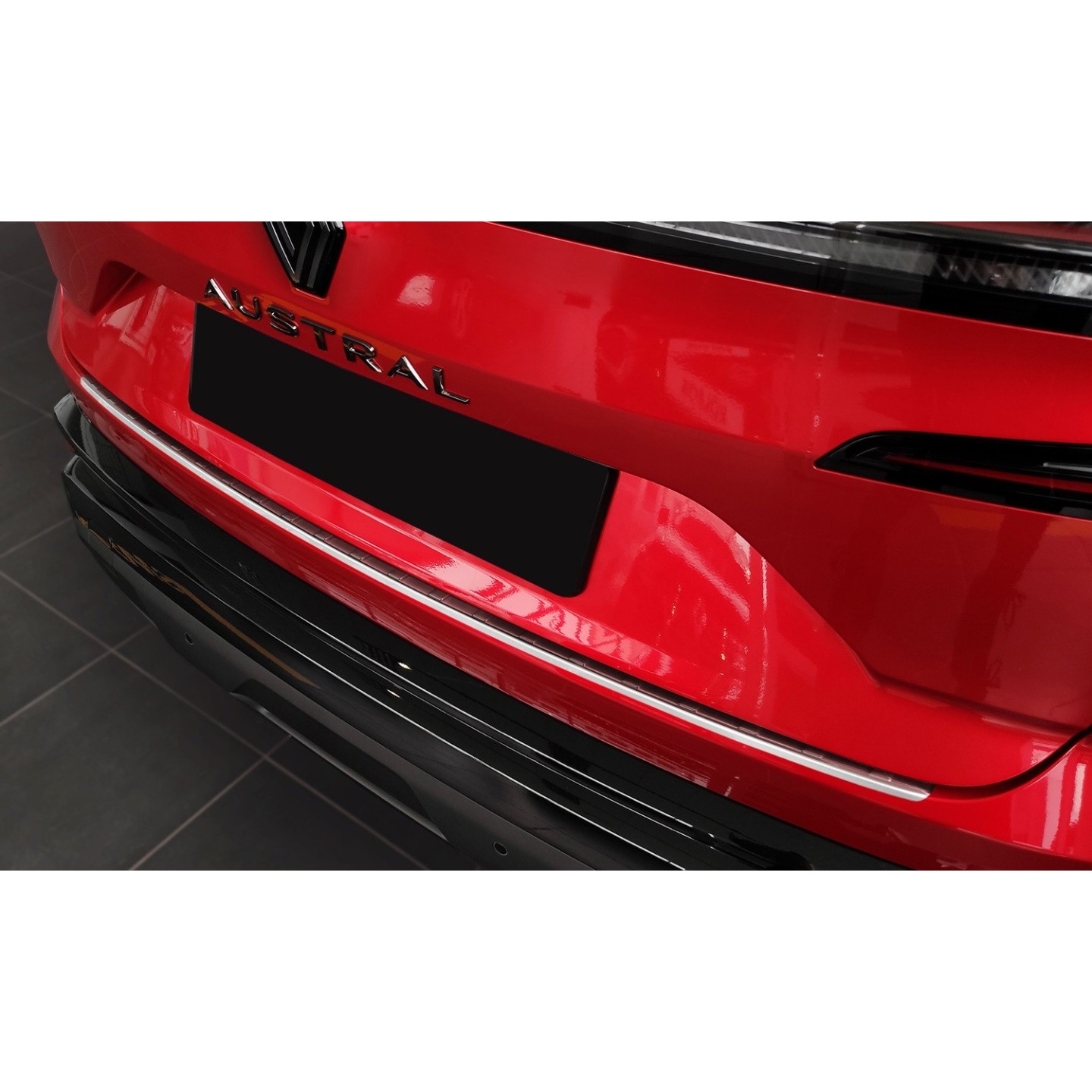RECAMBO Protection Seuil Coffre Acier Inoxydable Brillant Pour Renault Austral 2022+ - Style Chromé