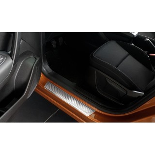 seuil de porte RENAULT CAPTUR 2019 AUJOURD'HUI INOX POLI 4 PIECES