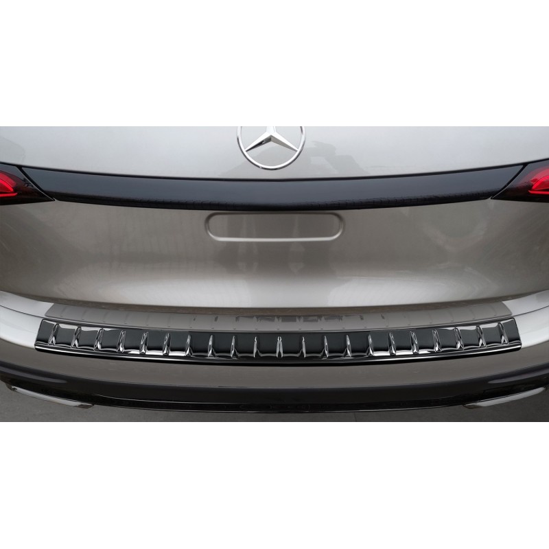 Protection Seuil De Chargement Pour Mercedes GLC X253 (2015-2022) - Acier Inoxydable Brossé
