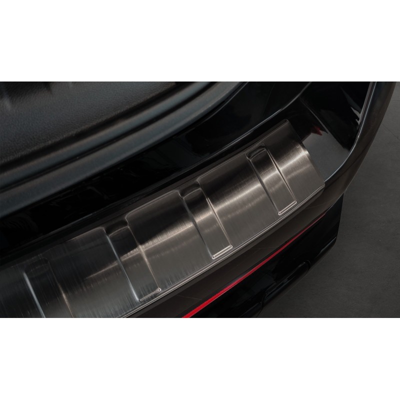 Luxshield Film Protection Seuil de Coffre Voiture pour BMW Série 4 Gran Coupé 2 (II) G26 I 2021-2025 Pare Choc Arriere - Carbone Noir