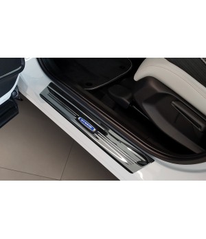seuil de porte HONDA HR-V 2021 AUJOURD'HUI INOX NOIR 4 PIECES - Access Utilitaire - Vente en ligne d'accessoires auto et Véhicules Utilitaires