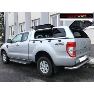 HARD TOP FORD RANGER 2012 2022 FENETRES PIVOTANTES SUPER CABINE AEROKLAS Pret à peindre