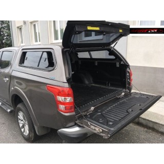 HARD TOP MITSUBISHI L200 2015 AUJOURD'HUI FENETRES COULISSANTES DOUBLE CABINE AEROKLAS Pret à peindre