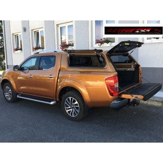 HARD TOP NISSAN NAVARA NP300 2015 2022 FENETRES PIVOTANTES DOUBLE CABINE AEROKLAS Peint