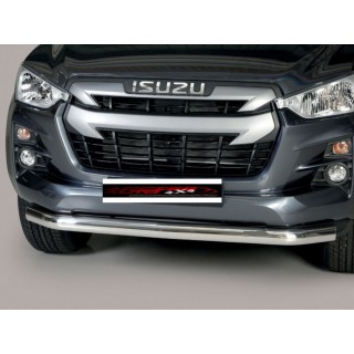 PARE BUFFLE ISUZU D MAX 2021 AUJOURD'HUI  HOMOLOGUE INOX  PROTECTION BASSE  Sportbar 76mm