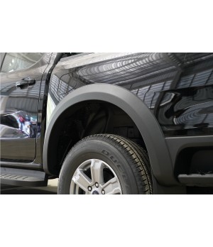 Elargisseurs d'Ailes FORD RANGER 2023 AUJOURD'HUI DOUBLE CABINE ABS NOIR - Access Utilitaire - Vente en ligne d'accessoires auto et Véhicules Utilitaires