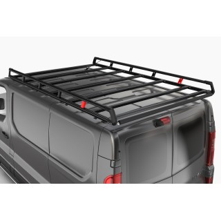 Galerie de Toit RENAULT KANGOO COURT 2021 AUJOURD'HUI ALUMINIUM noir Q19 double portes arrieres