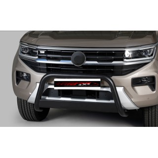 PARE BUFFLE VOLKSWAGEN AMAROK 2023 AUJOURD'HUI HOMOLOGUE INOX NOIR 63mm