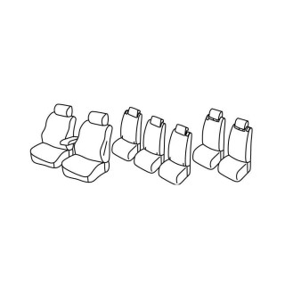 Housses siege auto FORD S MAX 2015 2023 Titanium 7 places - Access Auto 4x4