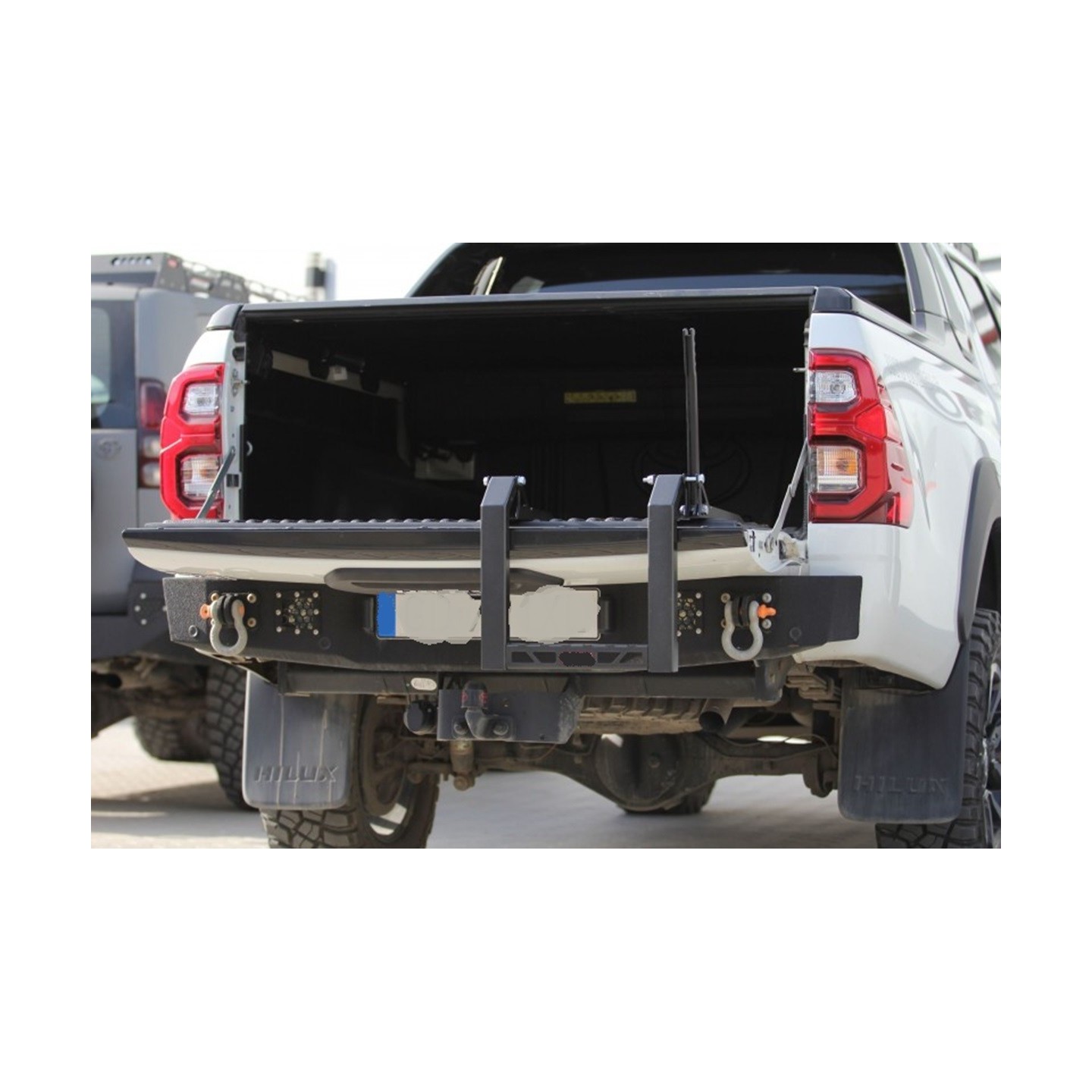 Marchepied Arrière Pliable Pour Toyota Hilux 2005-2015 - Accès Facile Au Coffre - 6