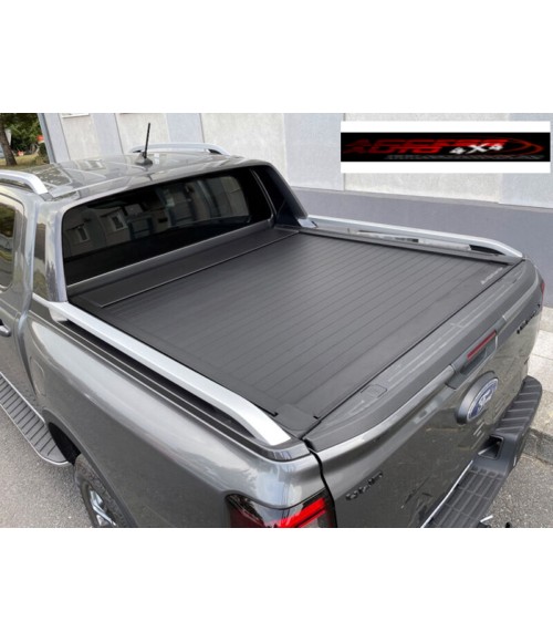 COUVRE BENNE FORD RANGER LIMITED DOUBLE CABINE 2023 AUJOURD'HUI RIDEAU COULISSANT Mountain Top Electrique