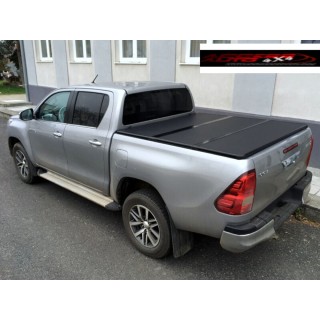 COUVRE BENNE TOYOTA HILUX 2016 AUJOURD'HUI DOUBLE CABINE REPLIABLE SEMI RIGIDE