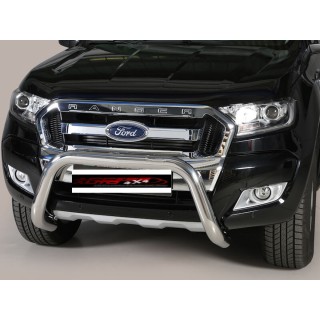 PARE BUFFLE FORD RANGER 2012 2019 HOMOLOGUE INOX 76mm