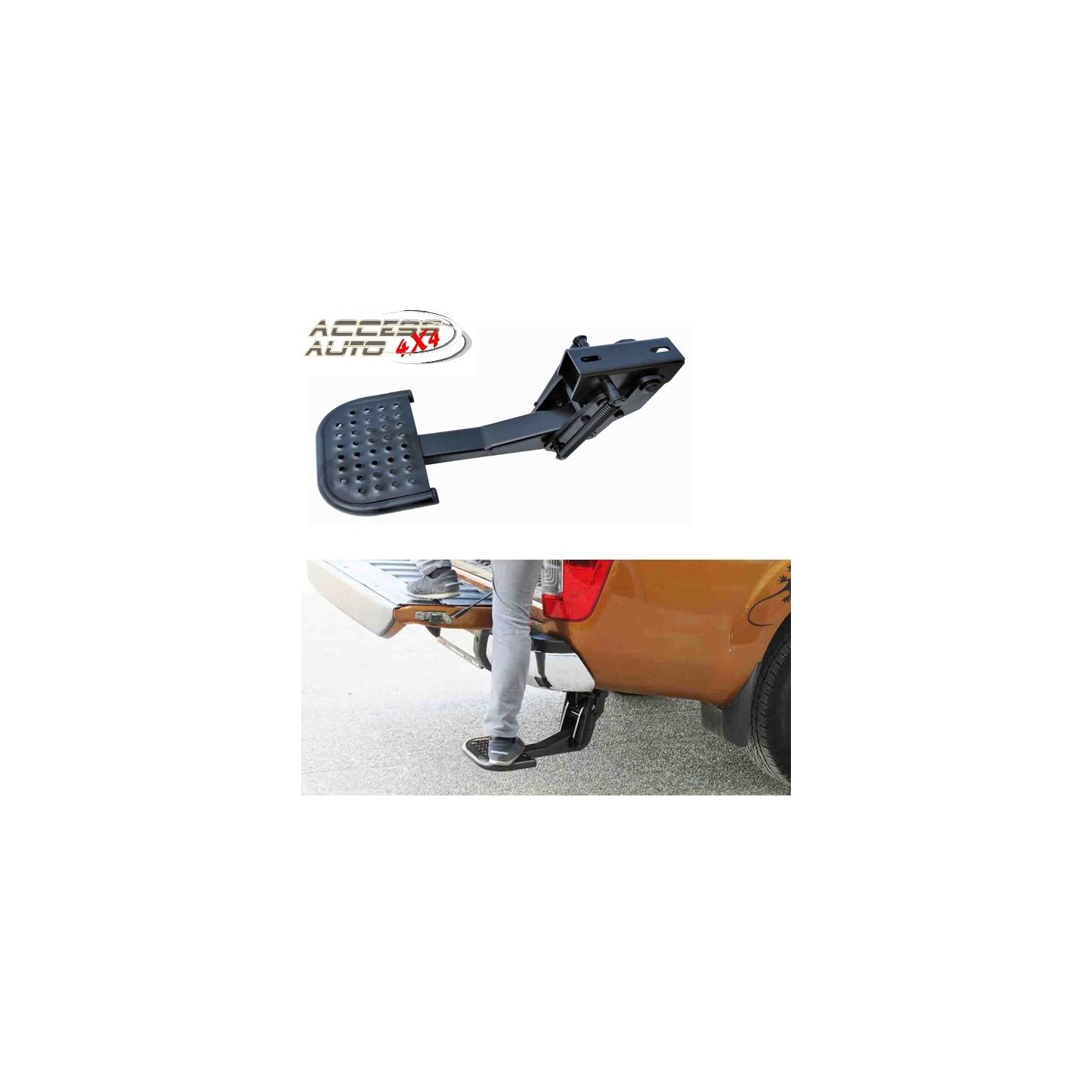 Marchepieds Latéraux pour Renault Alaskan 2017-2021 Acier Inoxydable Noir