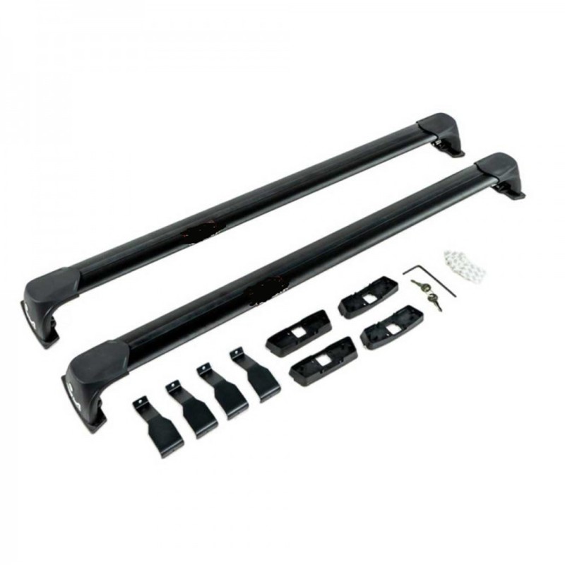 Barres de toit Transversales pour Ford Ranger 2011-2024 Fer Noir