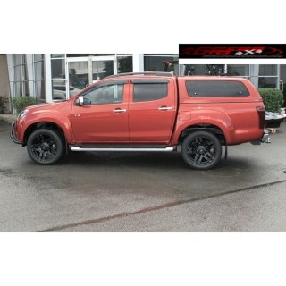 HARD TOP ISUZU D-MAX 2012 2020 FENETRES PIVOTANTES CREW CABINE AEROKLAS peint