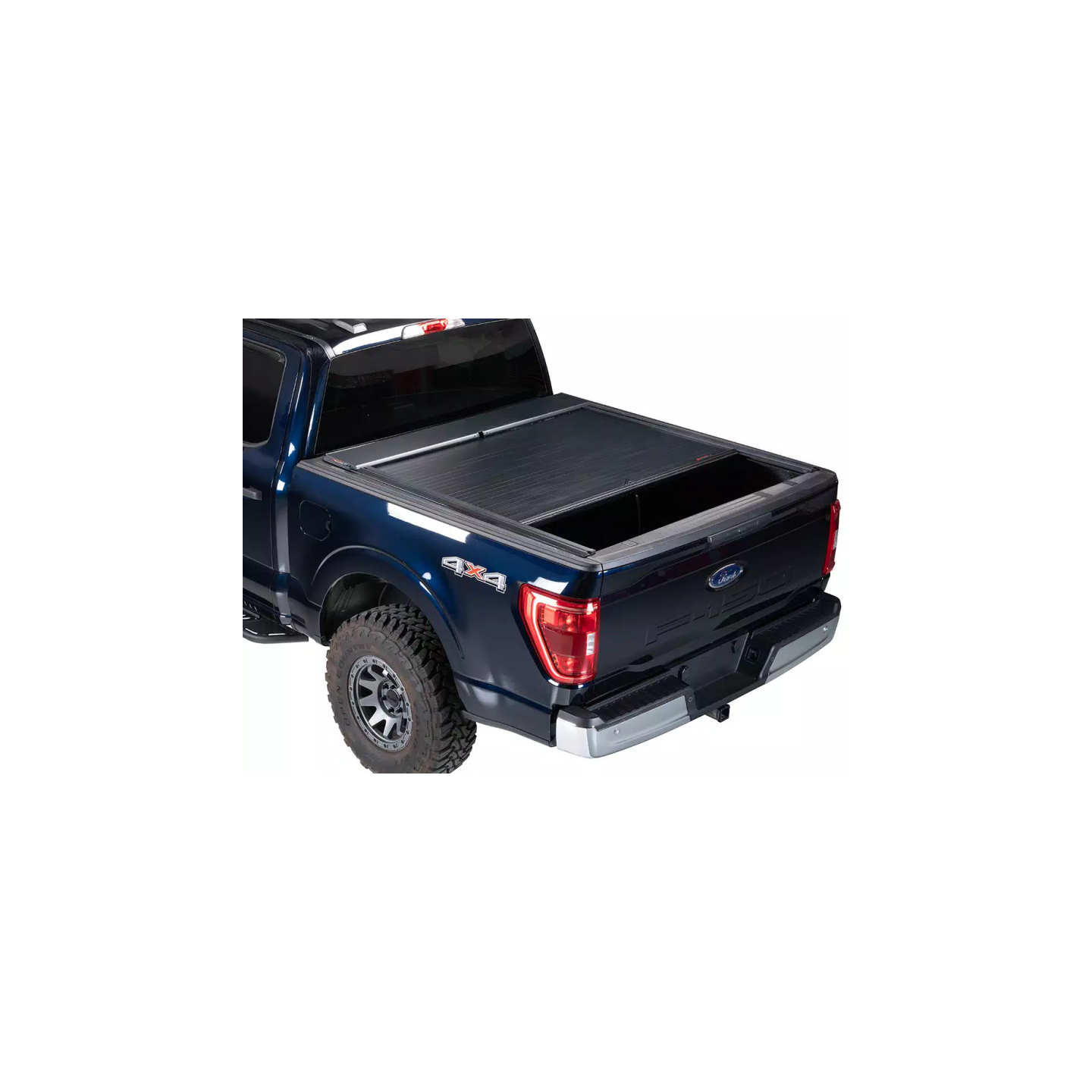 VEVOR Couvre-Benne à Trois Volets Pour Ford F-150 2015-2024 - Tonneau Rigide Pliable 2004x1656 Mm Charge 181kg Avec LED