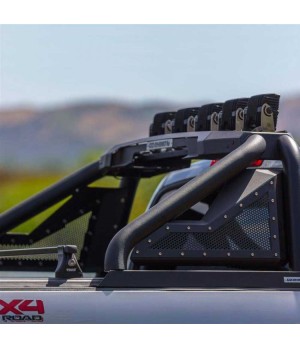 ROLL BAR FORD F150 RAPTOR 2017 2023 ACIER NOIR 2.0 avec systeme de montage eclairage - Access Utilitaire - Vente en ligne d'accessoires auto et Véhicules Utilitaires