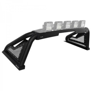 ROLL BAR TOYOTA TUNDRA 2007 2021 ACIER NOIR 2.0 avec systeme de montage eclairage