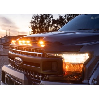 DEFLECTEUR CAPOT CHEVROLET SILVERADO 1500 2019 AUJOURD'HUI LED noir