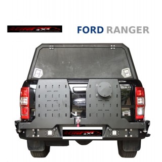 PORTE ROUE DE SECOURS ARRIERE POUR FORD RANGER 2012 2022 montage sur pare choc arriere acier