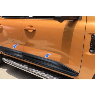 Baguettes Portes FORD RANGER 2023 AUJOURD'HUI ABS Noir Design