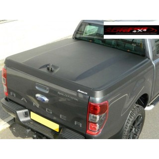 COUVRE BENNE FORD RANGER 2012 2022 TONNEAU COVER RIGIDE NOIR AEROKLAS DOUBLE CABINE