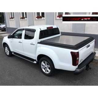 COUVRE BENNE ISUZU D MAX CREW CABINE 2012 2020 TONNEAU COVER RIGIDE ALUMINIUM GRIS Mountain Top