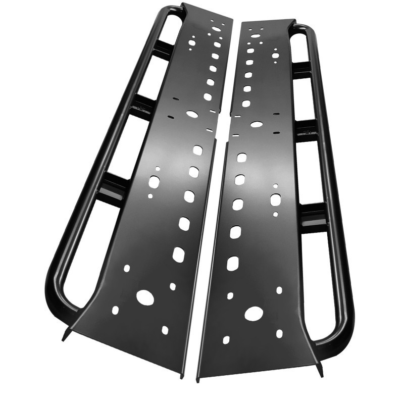 Marche-pieds Tubulaire Acier Inox Pour Land Rover Defender 90 - Réf. DA7012SS