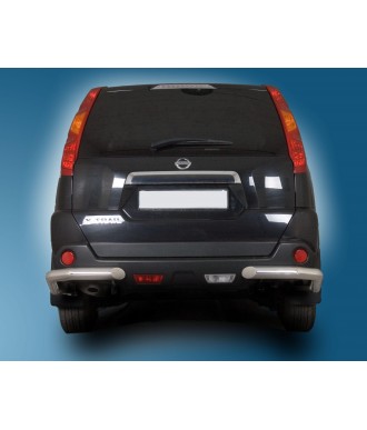 Protection ARRIERE NISSAN X TRAIL 2010 2014 INOX ANGLES 70mm