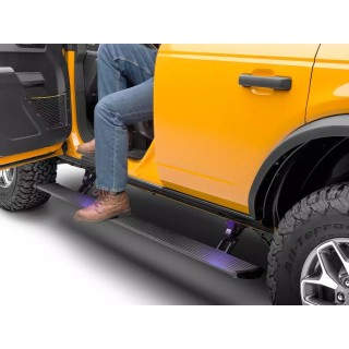 MARCHE PIEDS FORD RANGER 2023 AUJOURD'HUI DOUBLE CABINE ELECTRIQUE Aluminium plat AMP