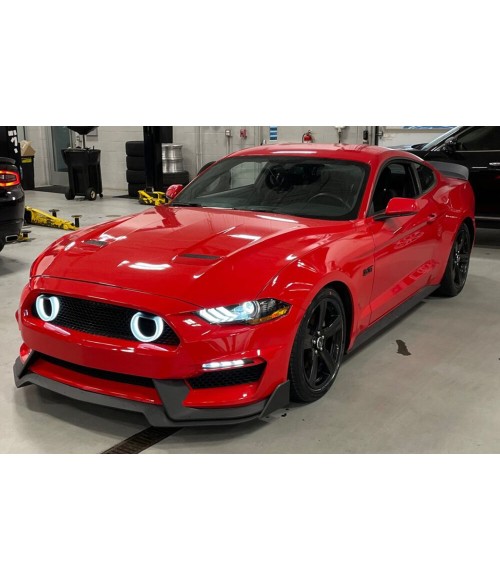 Pare Choc AVANT FORD MUSTANG 2018 2021 MACH1 STYLE avec Clignotants Leds DRL