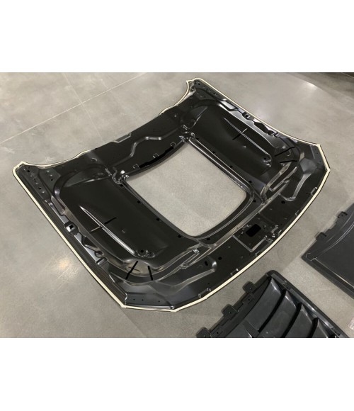 Capot Moteur FORD MUSTANG 2018 2022 GT500 STYLE IKON Aluminium non peint