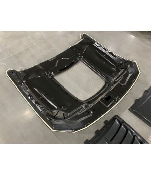 Capot Moteur FORD MUSTANG 2018 2022 GT500 STYLE IKON Aluminium non peint - Access Utilitaire - Vente en ligne d'accessoires auto et Véhicules Utilitaires