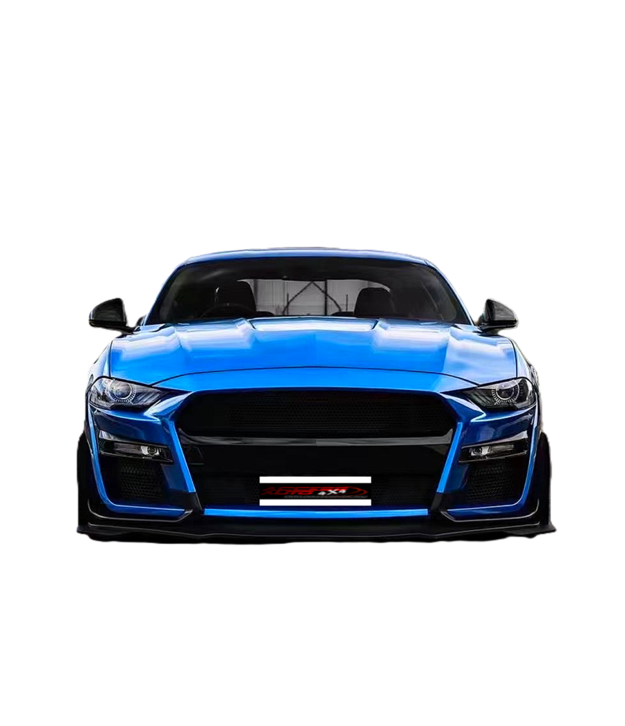 thumbnail image 2 of Front Bumper Corner Fog Vent Arch Wing Side Decor For Ford Mustang 2018-2021 – Black, Direct Replacement By YJ-REMOULD 2 of 5