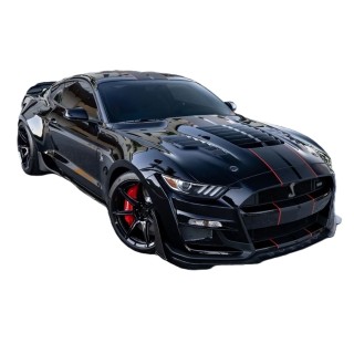 Capot Moteur FORD MUSTANG 2015 2017 GT500KR STYLE IKON Aluminium non peint