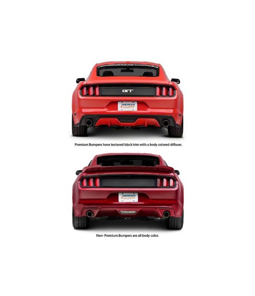 Diffuseur Arriere FORD MUSTANG 2015 2017 GT350 STYLE 4 Sorties