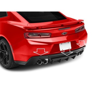 Diffuseur ARRIERE CHEVROLET CAMARO 2016 2023 ZL1/SS STYLE Double Sorties Duplex