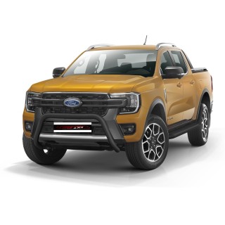 PARE BUFFLE FORD RANGER 2023 AUJOURD'HUI HOMOLOGUE INOX NOIR 70 mm