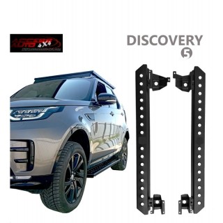 MARCHE PIEDS LAND ROVER DISCOVERY 5 2016 AUJOURD'HUI Acier Plat ROCKSLIDER