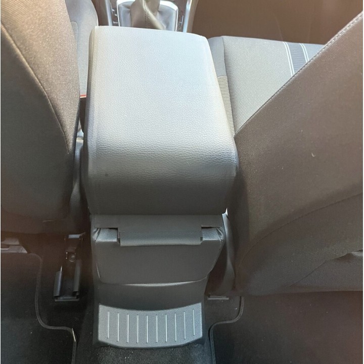 Boîte De Rangement Pour Accoudoir VW T-Roc (2017-2023) - Organisateur Double Couche, Noir Mat, Installation Facile