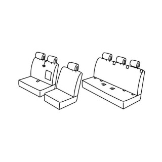 Housses siege auto MERCEDES SPRINTER 6 PLACES 2006 2013
