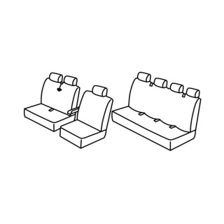 Housses siege auto MERCEDES SPRINTER 7 PLACES 2006 2013