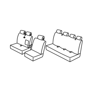 Housses siege auto MERCEDES SPRINTER 7 PLACES 2006 2013