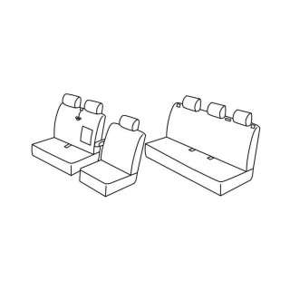 Housses siege auto MERCEDES SPRINTER 7 PLACES 2006 2013
