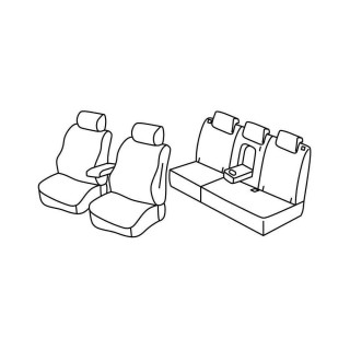 Housses siege auto SUBARU TRIBECA B9 2006 2010