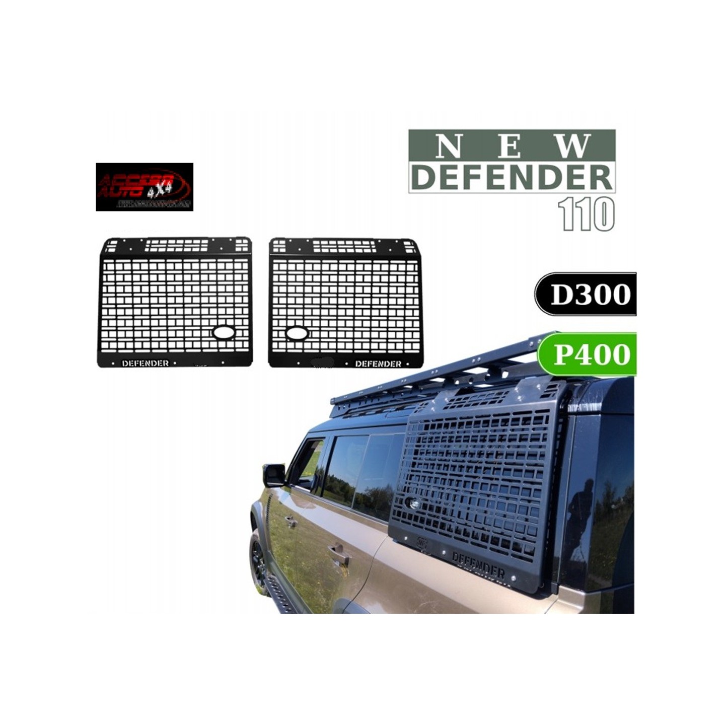 Blocs De Fenêtre Coulissante Droite Et Gauche Pour Land Rover Defender 90 110 130 - Crochet De Sécurité Fiable Et Installation Facile