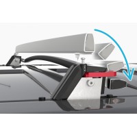 Galerie De Toit TURTLE AIR3 Pour Opel Vivaro 2014-2019 – Barres Aluminium Pour Coffre, Vélos, Kayak